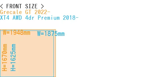 #Grecale GT 2022- + XT4 AWD 4dr Premium 2018-